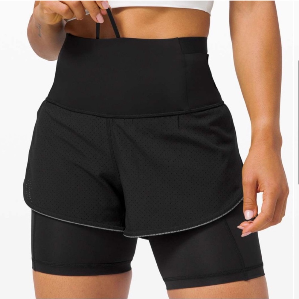 Fast and Free 2-in-1 running shorts SIZE 8